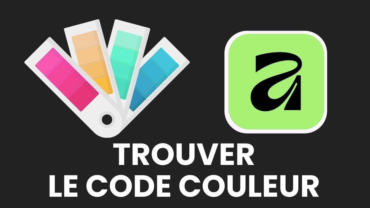 Comment trouver le code couleur sur Affinity - YouTube