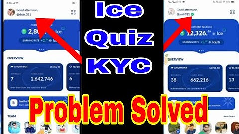 ICE Quiz KYC Problem solved / Full Easy Compete all quiz answers / ice kyc step 3 updae #icekyc