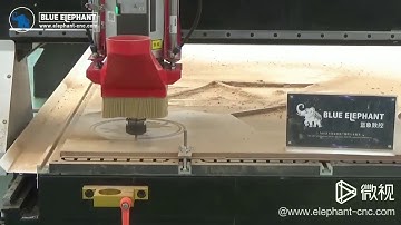 #atccncrouter ELE1325 Linear ATC cnc machine working video