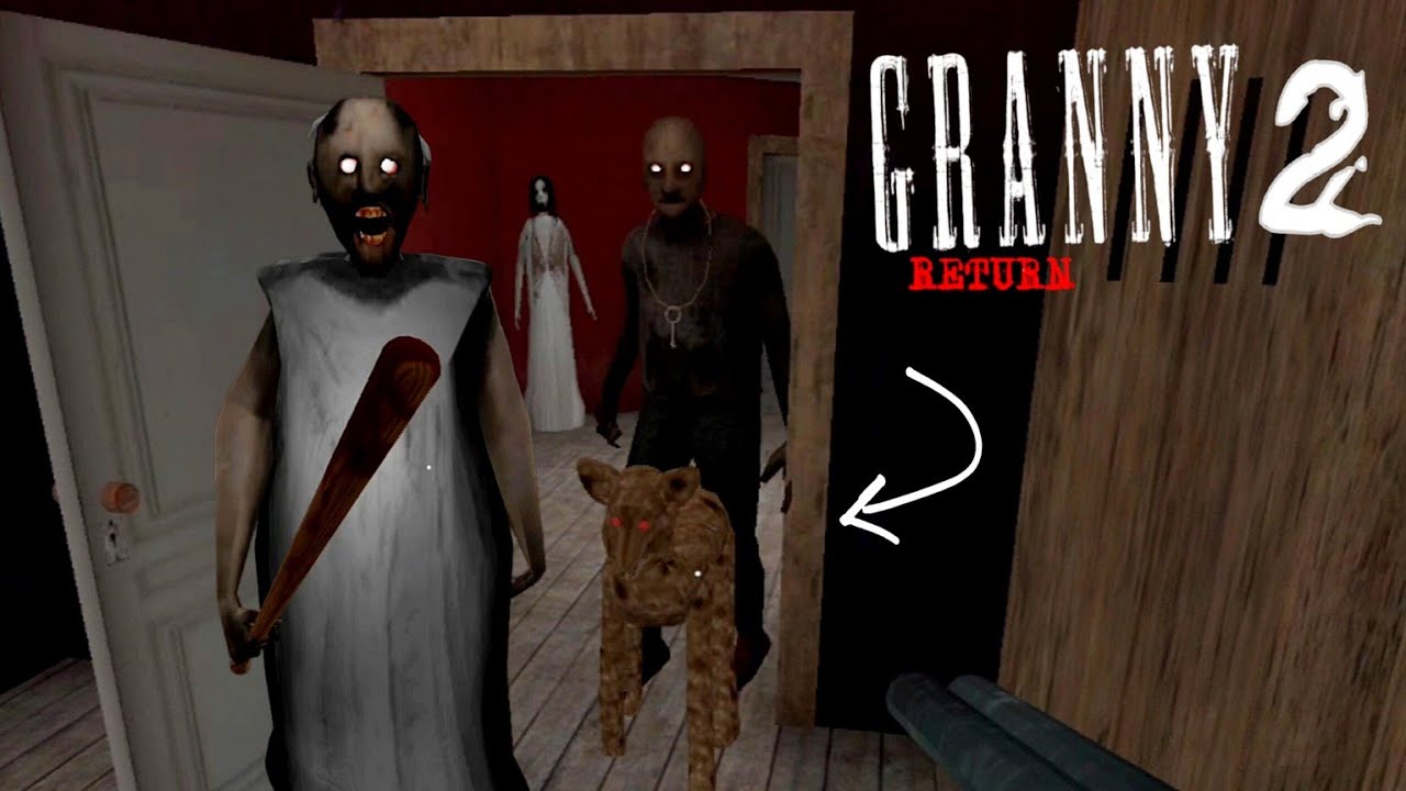 Granny 2 Return Version 1.2.1 But Dog Is Inside The House Full Gameplay!