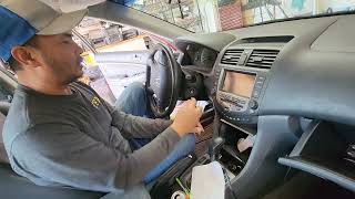 Honda Accord 03-07 radio navigation code error
