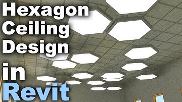 Hexagon Ceiling Design in Revit Tutorial