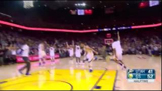 STEPHEN CURRY HALF-COURT BUZZER-BEATER | Jazz vs Warriors | March 9, 2016