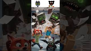 “My Sprunki OC: Nick Wilde x Roblox &amp; Toothless – Haunted School Attack! 📚💀😂”