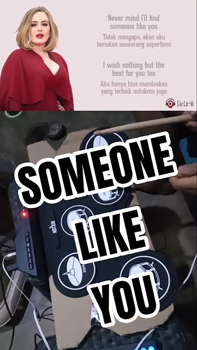 SOMEONE LIKE YOU - ADELE cover drum portable #adele #someonelikeyou #shortsfeed
