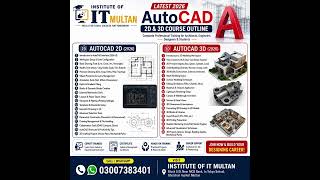 AutoCAD 2D & 3D Professional Course