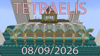 Tetraelis Courtyard Minecraft Speed Build | Part 1 |