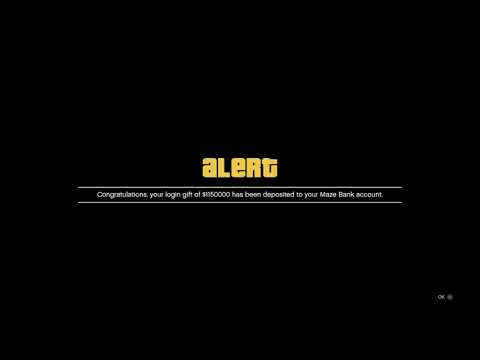 GTA 5 - Login gift of 1.15 million received