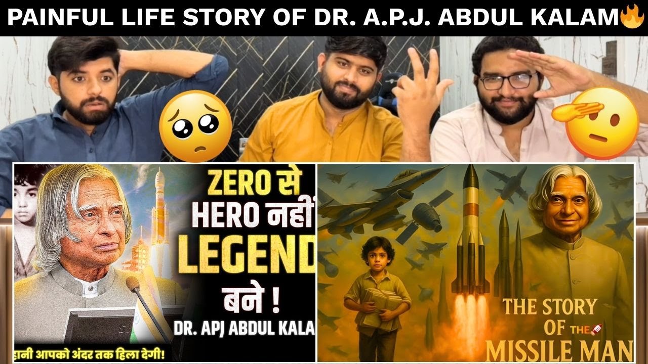 Reaction On APJ Sir Abdul Kalam Life Story | ना पैसा, ना पावर... बस सपना था! | Pakistani Reaction 🔥