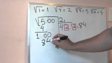 Como calcula a raiz de 5?