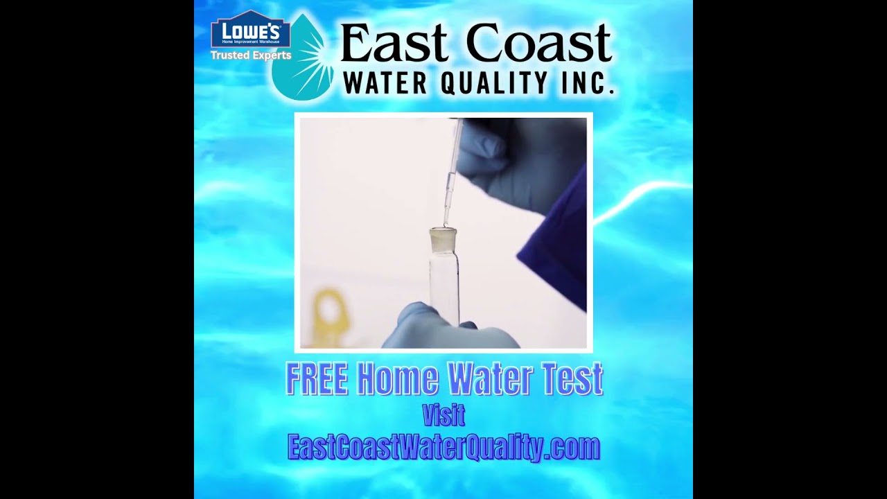 FREE Home Water Test from East Coast Water Quality
