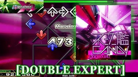 【DDR X2】 不沈艦CANDY [DOUBLE EXPERT] 譜面確認＋クラップ