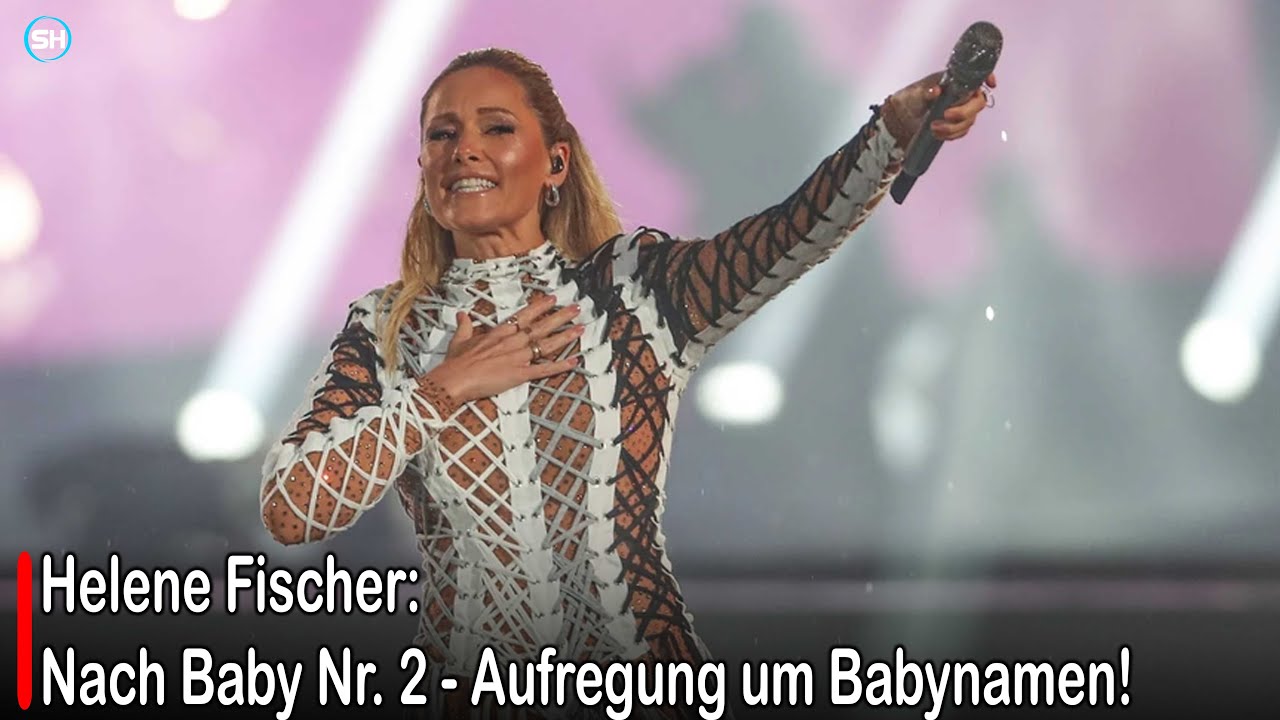 Helene Fischer: After baby number 2 - excitement over baby name! #germany | SH News German - YouTube