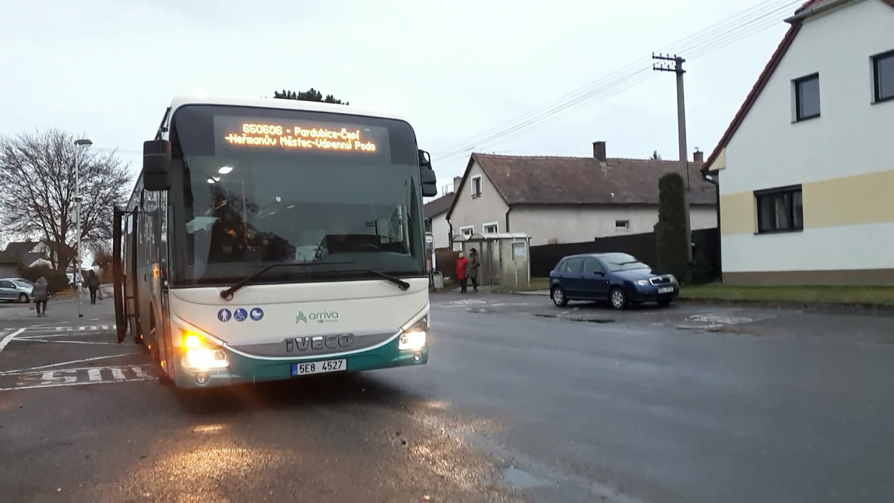 iveco autobus + porucha dveří
