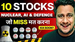 10 Nuclear, AI, Green Energy & Defence Stocks Without Which India CANNOT Grow | Hidden Compounders