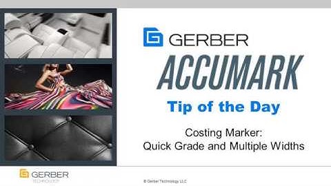 AccuMark Tip of the Day - Costing Marker Updates