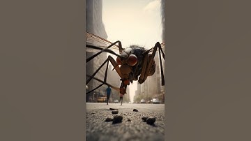 horrible!! Giant mosquito attacks man #shortsfeed #shorts #viralshorts #fyp #mosquito