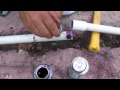 How to Use a Coupler PVC Irrigation or Repair a Broken Piece of Pipe with PVC Cement