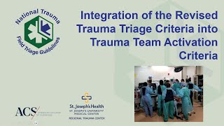 Trauma Activation Update