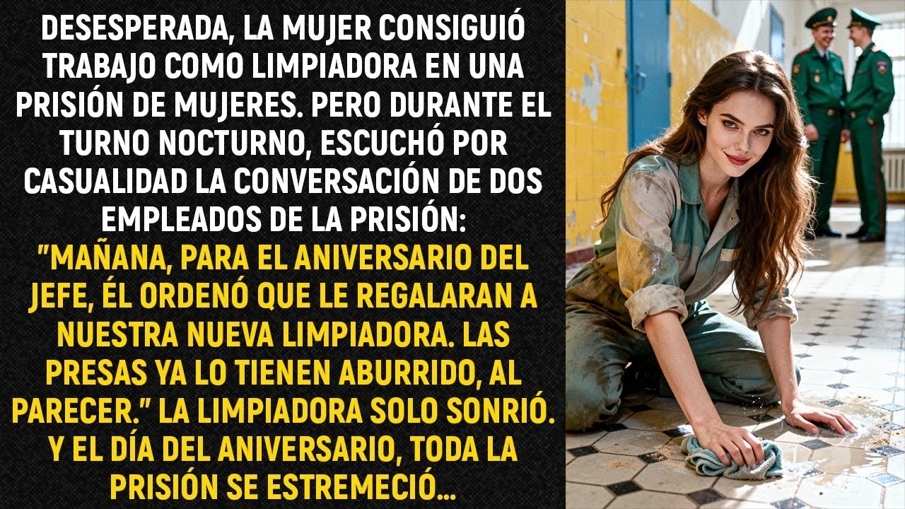 Desesperada, la mujer consiguió trabajo como limpiadora en una prisión de mujeres. Pero durante...