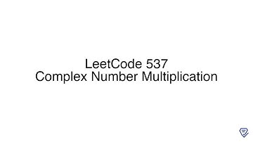 LeetCode 537: Complex Number Multiplication