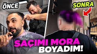 SAÇIMI MORA BOYADIM! 😱 4 SENEDİR VERDİĞİM SÖZÜ SONUNDA TUTTUM!!