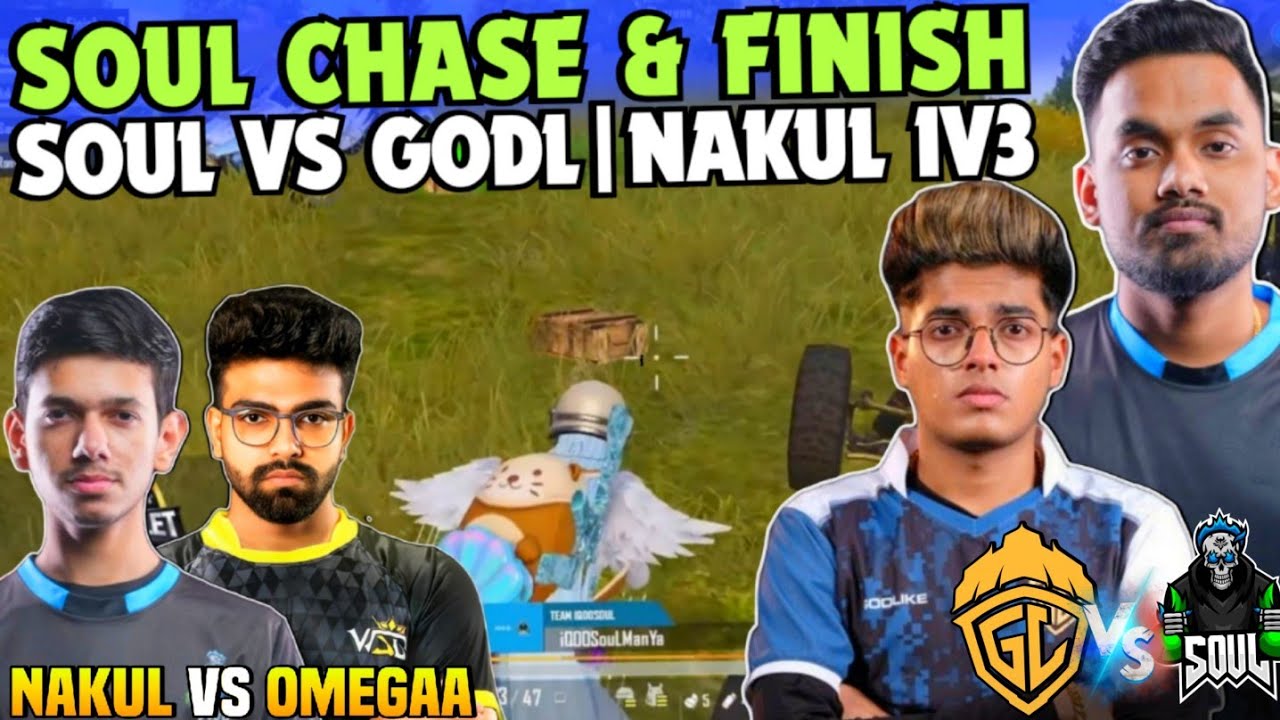 iQOOSouL RONY vs JONATHAN 😳 Nakul 1v3 🔥 SOUL vs GODL 😱 Team SouL 🚀 ...