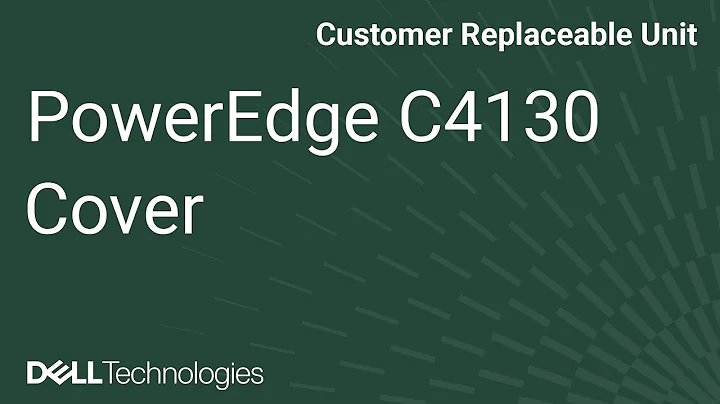 PowerEdge C4130: Remove Install Top Cover