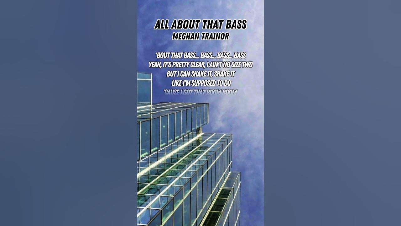 All About That Bass - Meghan Trainor (Lyrics) #allaboutthatbasslyrics #allaboutthatbassmeghantrainor