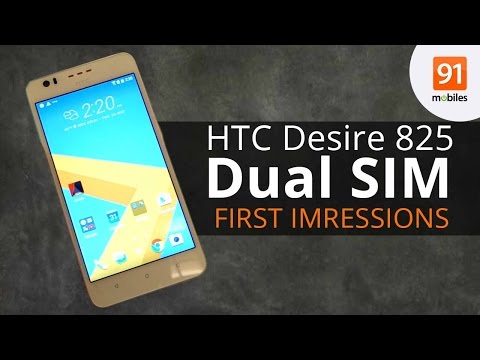 HTC Desire 825 Dual SIM: First Impressions | First Look | Event