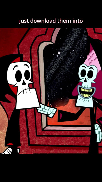 😲😲Mandy Follows Grim to Mars #cartoon #grimadventure #funny #meme #billy #mandy #grim #anime #lol