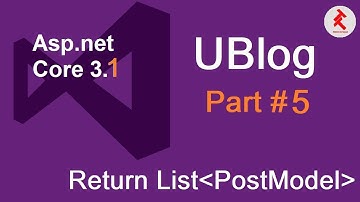 Asp net core 3.1 : Lets create a blog cms - Episode 5