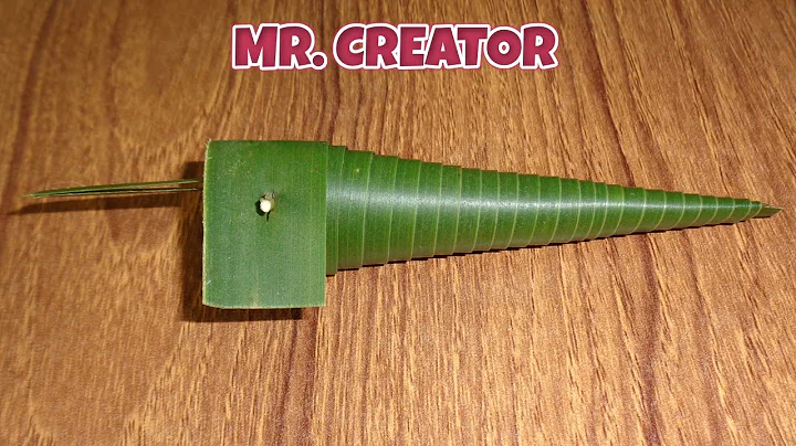 How to Make a Flute with the Coconut Leaves.