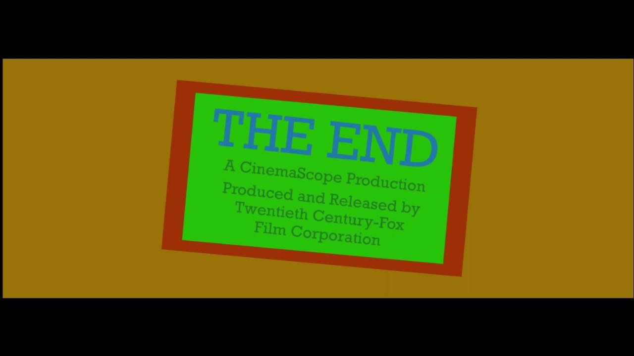 The End/A CinemaScope Production/Produced and Released by 20th Century