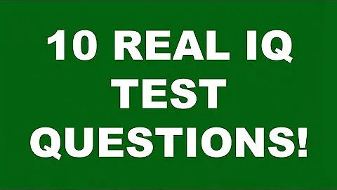 WHATS YOUR IQ? 10 REAL IQ TEST QUESTIONS AND ANSWERS PART 3
