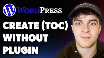 How to Create a Table of Contents (toc) in Wordpress Without a Plugin (Full 2025 Guide)