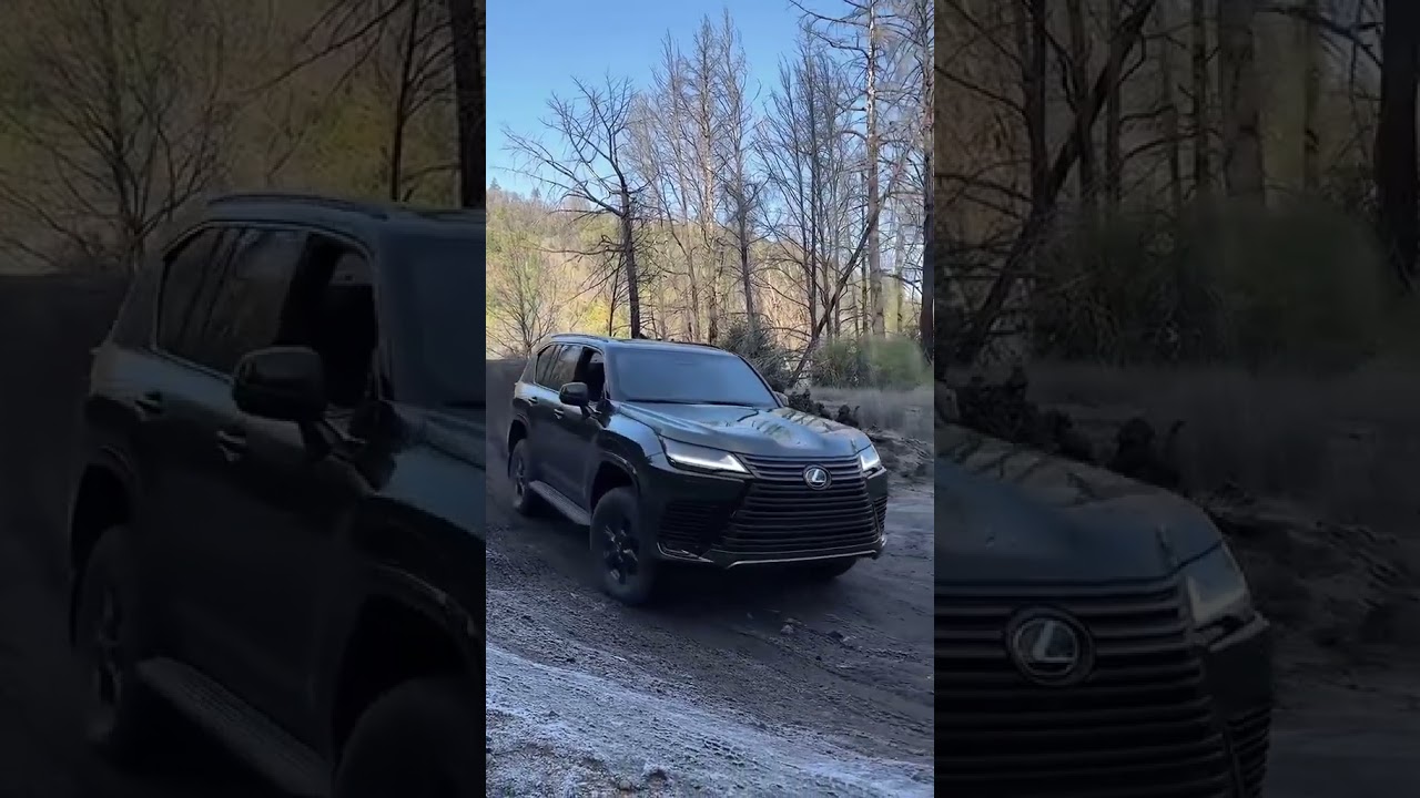 new Lexus LX 700h Hybrid taking luxury off-road #cars #luxurycarshub #luxury #viralvideo #lexus