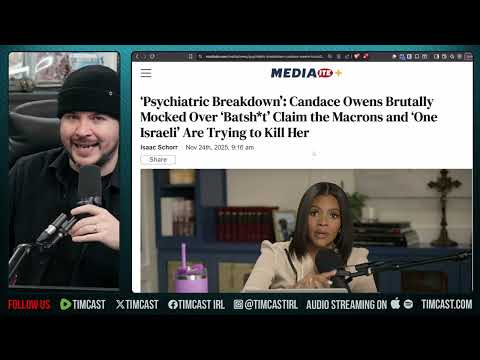 Thumbnail for Candace Owens WARNED She Will BE KILLED | Tim Pool