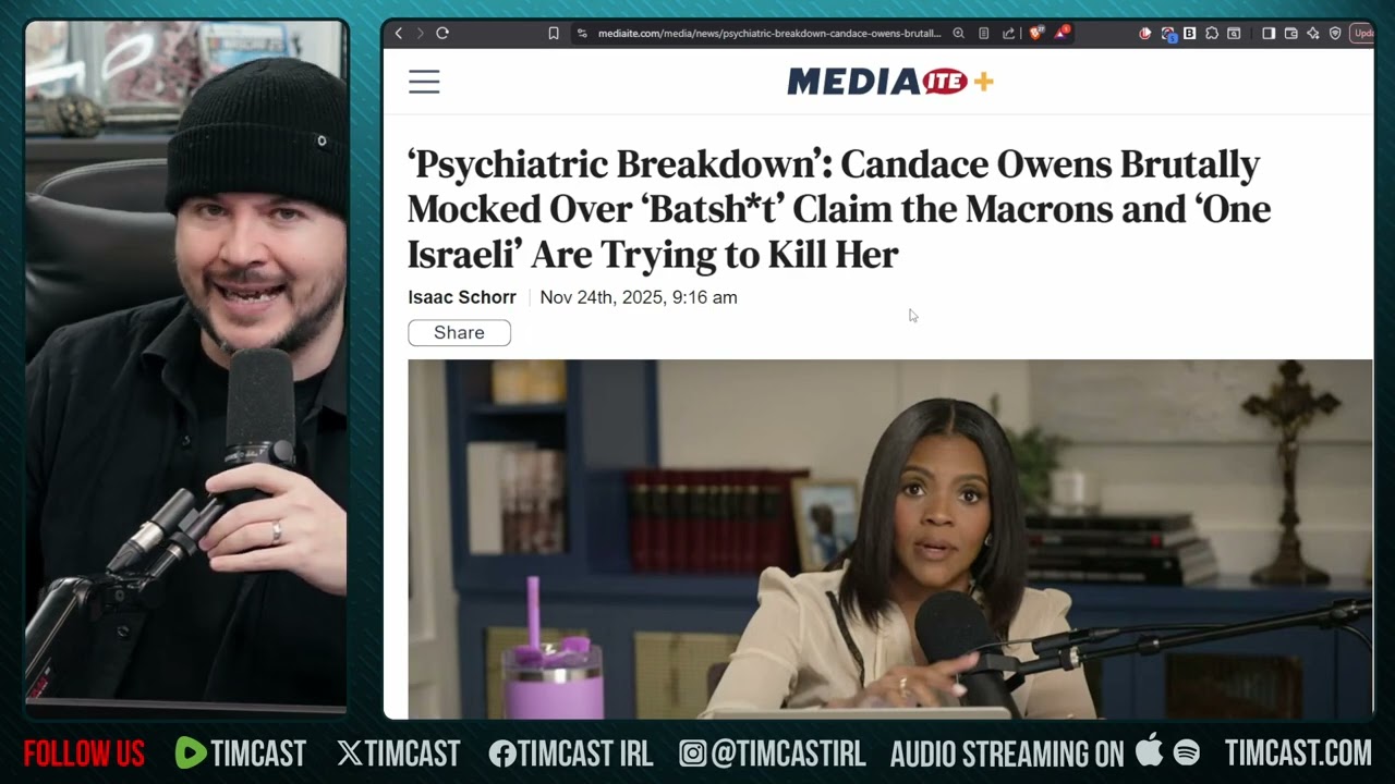 Candace Owens WARNED She Will BE KILLED | Tim Pool