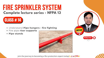 Pipe Hangers and Supports | Sprinkler System Piping as per NFPA13