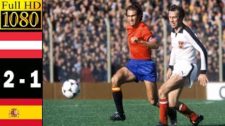 Austria 2-1 Spain world cup 1978 | Full highlight | 1080p HD