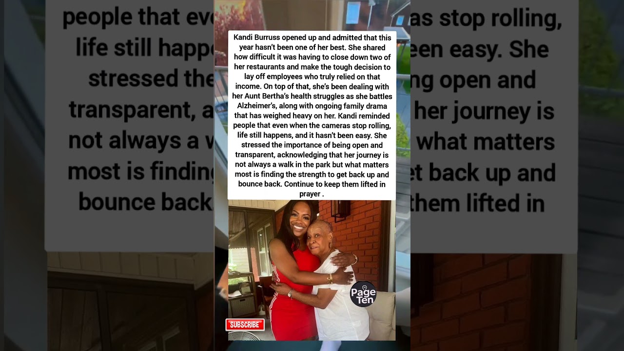 Kandi Burruss Opens Up: The Struggles Behind the Glamour 