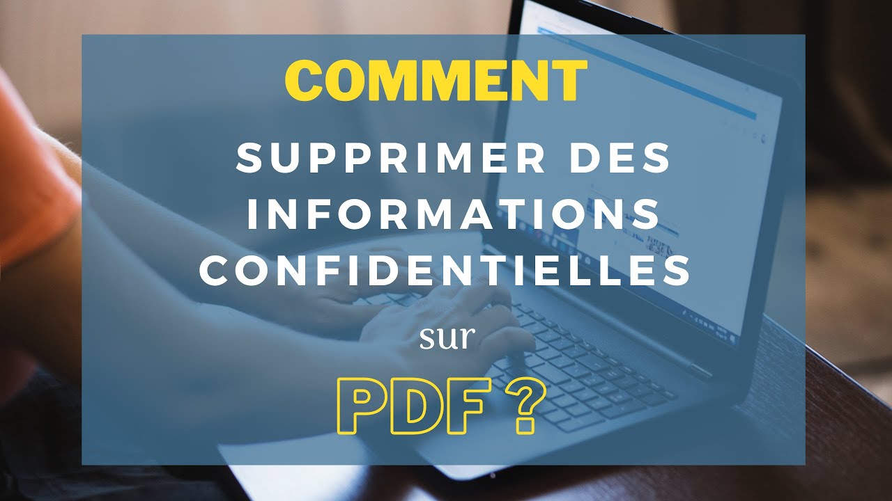 Mention Confidentiel Latex Mais Pas Sur Page De Garde Comment supprimer des informations confidentielles sur PDF ? - YouTube
