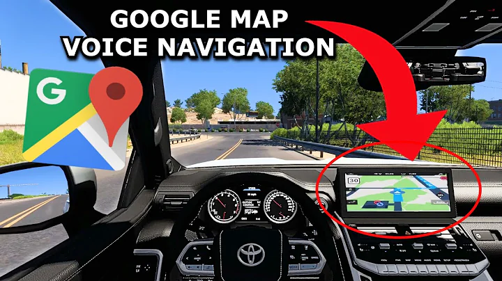 American Truck Simulator - Google Map + Voice Navigation Mod Tutorial