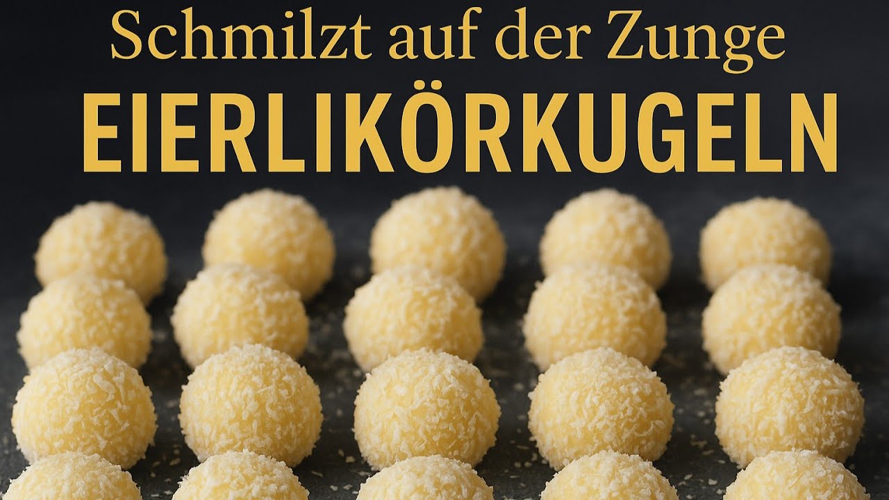Hausgemachte Eierlikörkugeln – süßes Glück zum Verschenken
