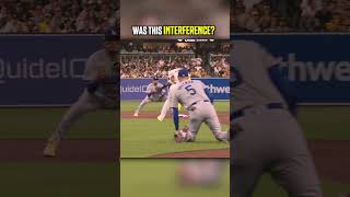 Should This Have Been Interference? 🚨 #baseball #mlb #padres #dodgers