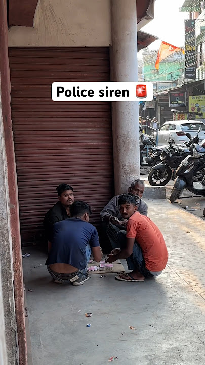 Police siren 🚨🤣 #funny #prank #comedy #viral #trending