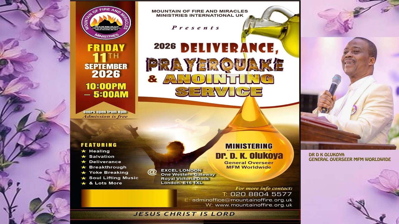 MFM UK Anointing Service 2026 - Dr D K Olukoya