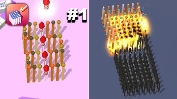 Matches - ASMR Puzzle - New Release - Hyper Hybrid Casual - Gameplay Walkthrough (iOS & Android)