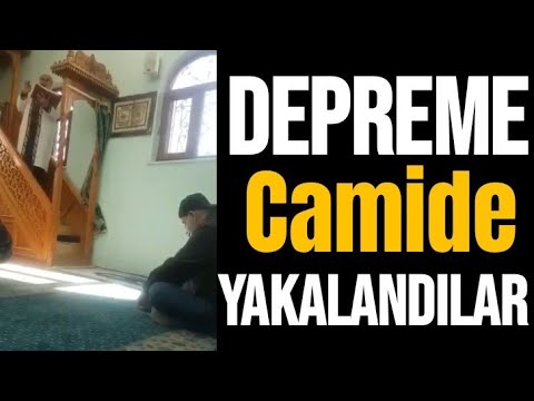 Depreme camide yakalandılar